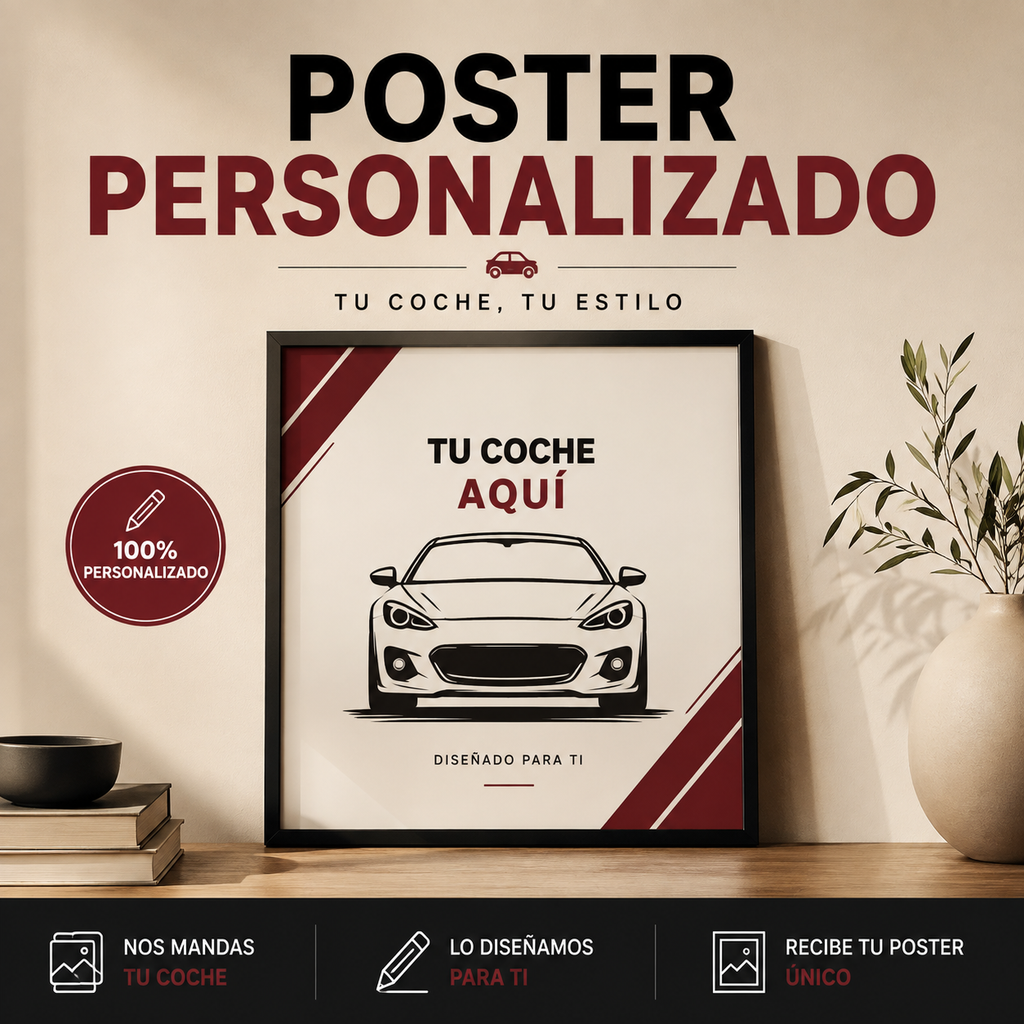 Poster personalizado de tu coche!