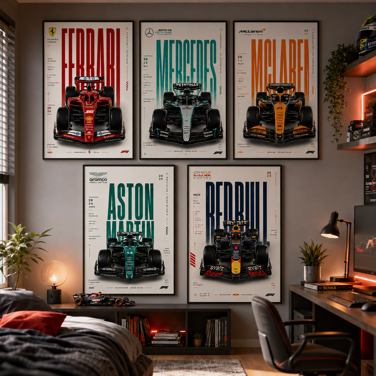 Posters escuderías F1
